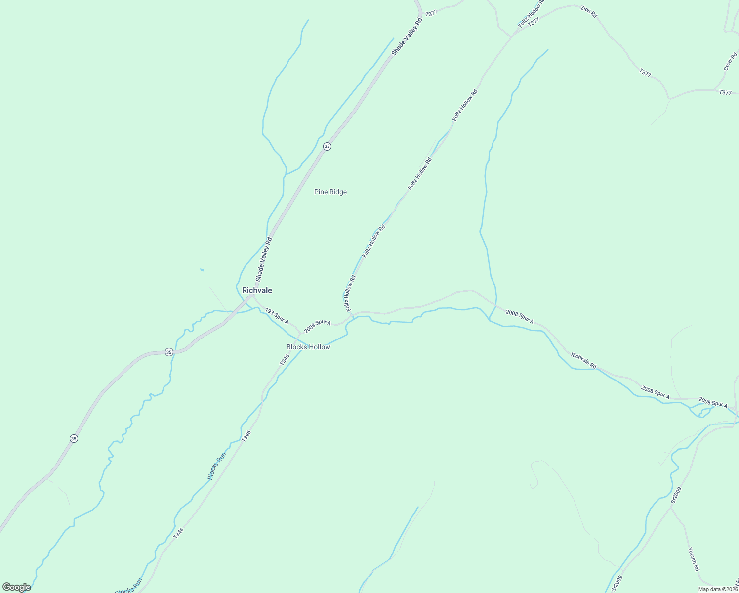 map of restaurants, bars, coffee shops, grocery stores, and more near 14544 Richvale Road in Blairs Mills