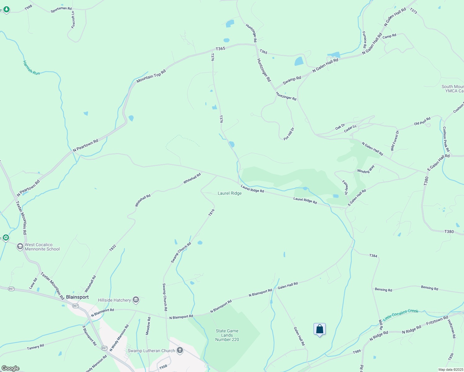 map of restaurants, bars, coffee shops, grocery stores, and more near 535 Laurel Ridge Road in Reinholds