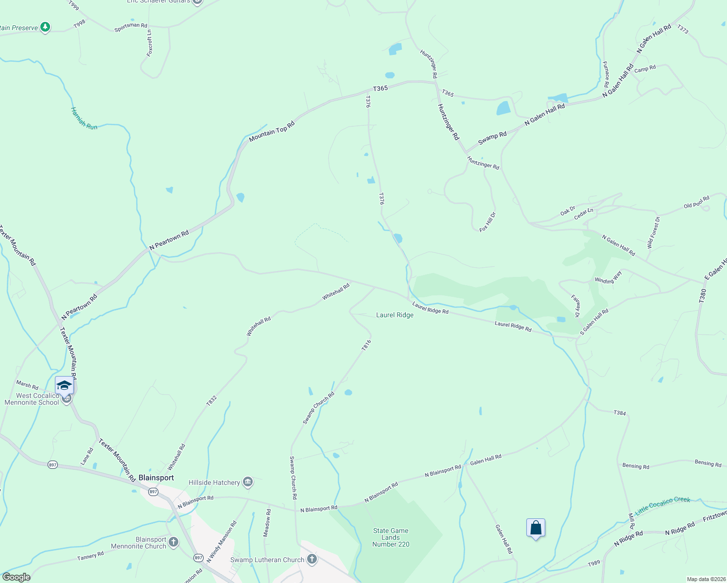 map of restaurants, bars, coffee shops, grocery stores, and more near 635 Laurel Ridge Road in Reinholds