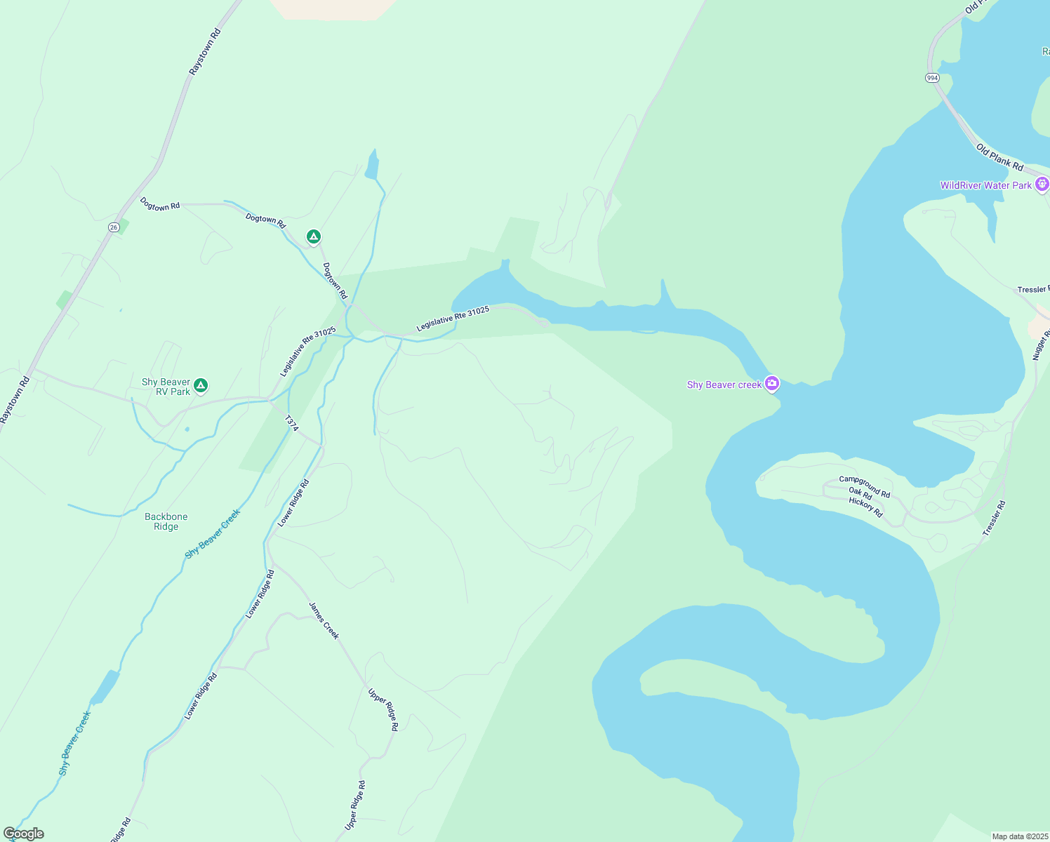 map of restaurants, bars, coffee shops, grocery stores, and more near Timber Lake Drive in Huntingdon