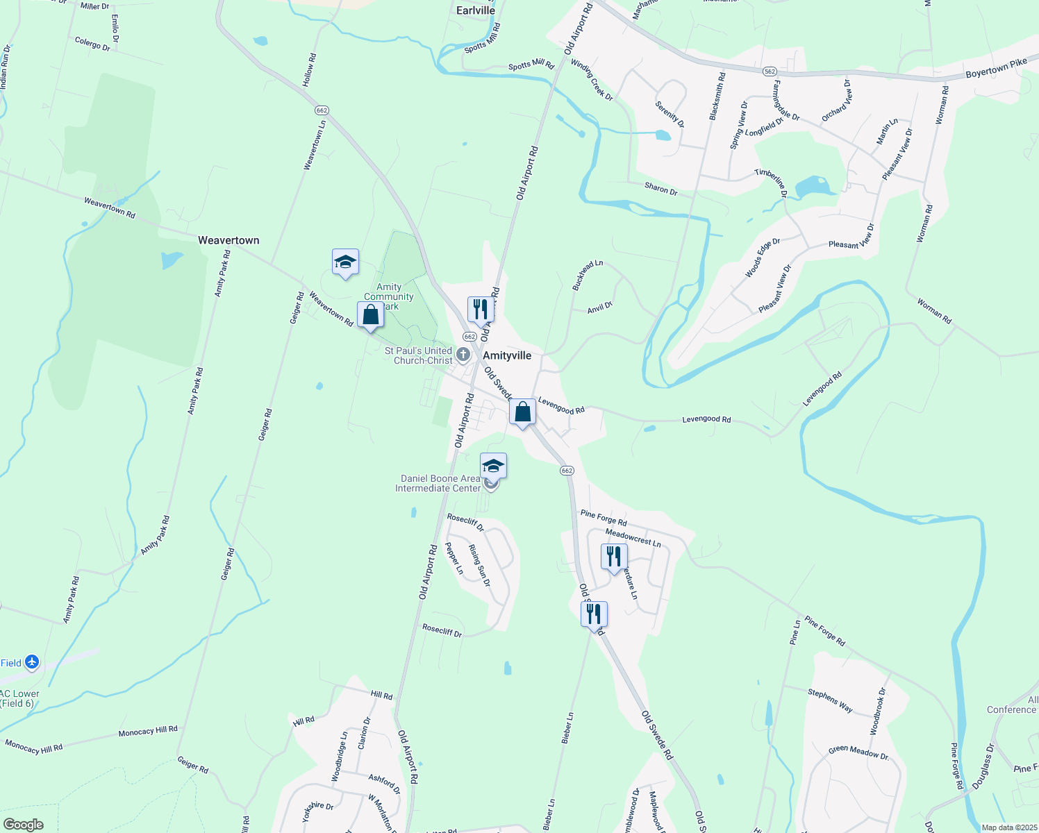 map of restaurants, bars, coffee shops, grocery stores, and more near 1116 Old Swede Road in Douglassville