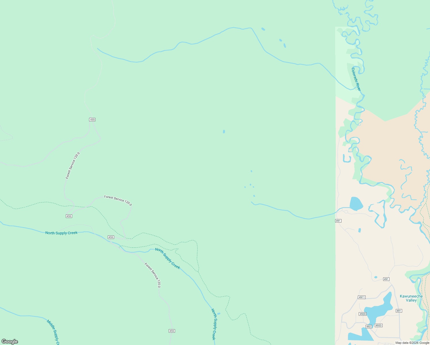 map of restaurants, bars, coffee shops, grocery stores, and more near County Highway 455 in Grand Lake