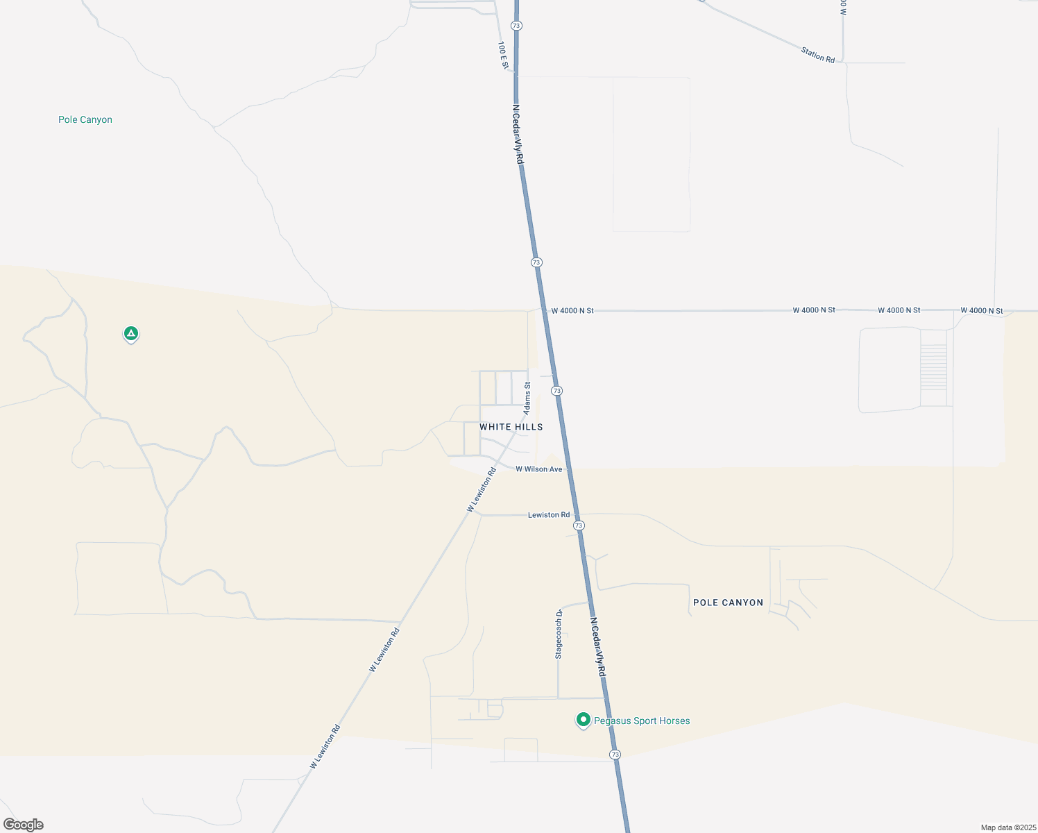 map of restaurants, bars, coffee shops, grocery stores, and more near 3731 Adams Street in Cedar Valley