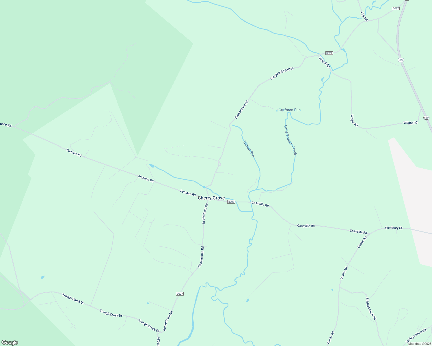 map of restaurants, bars, coffee shops, grocery stores, and more near 17195 Beavertown Road in Todd