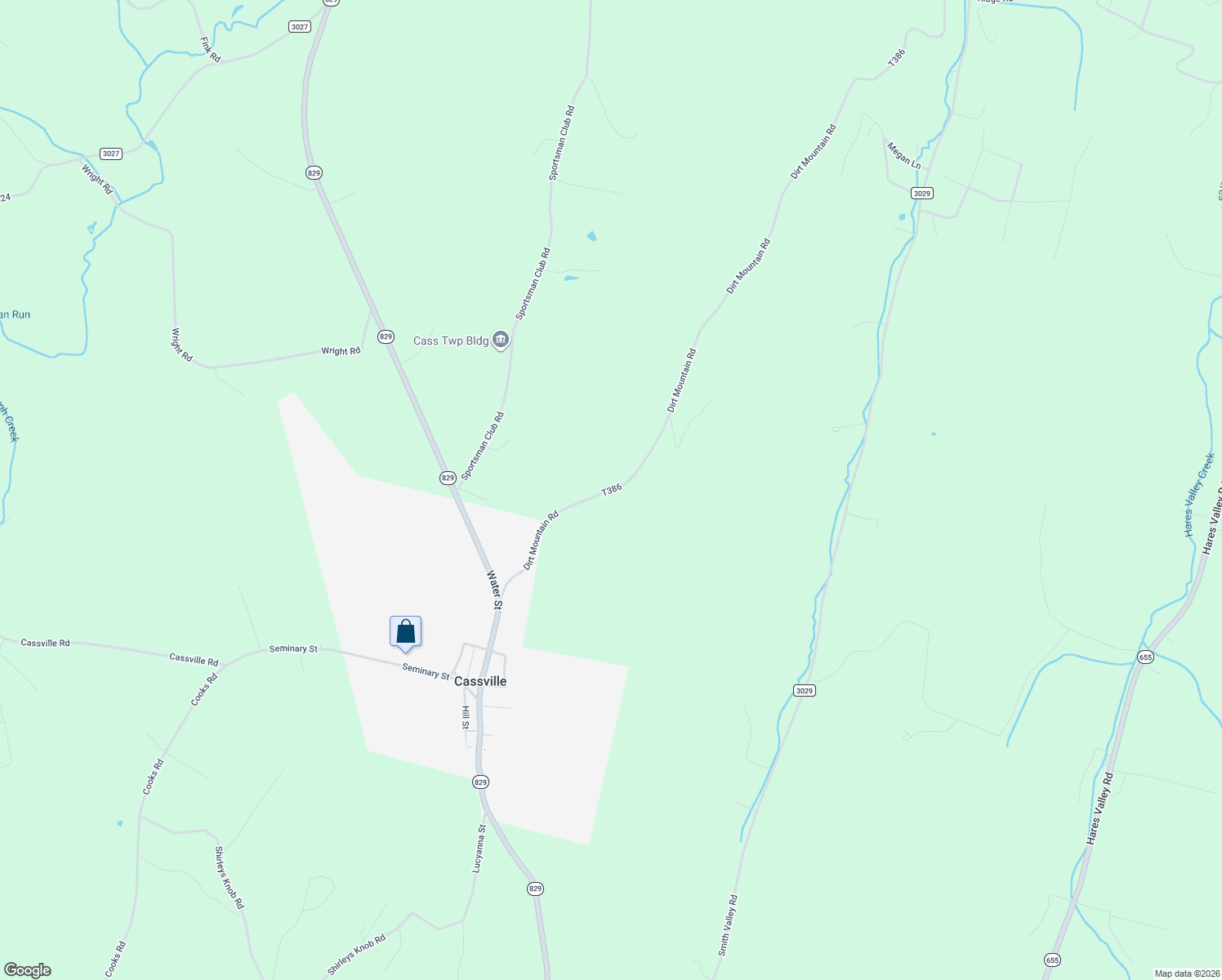 map of restaurants, bars, coffee shops, grocery stores, and more near in Cassville
