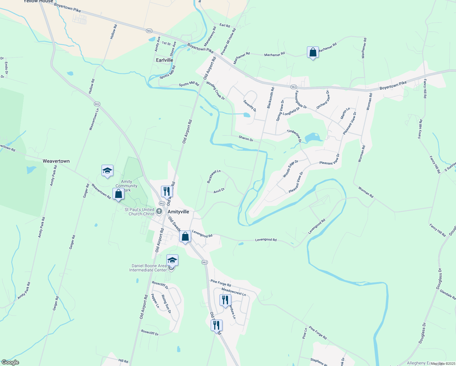 map of restaurants, bars, coffee shops, grocery stores, and more near 312 Anvil Drive in Douglassville