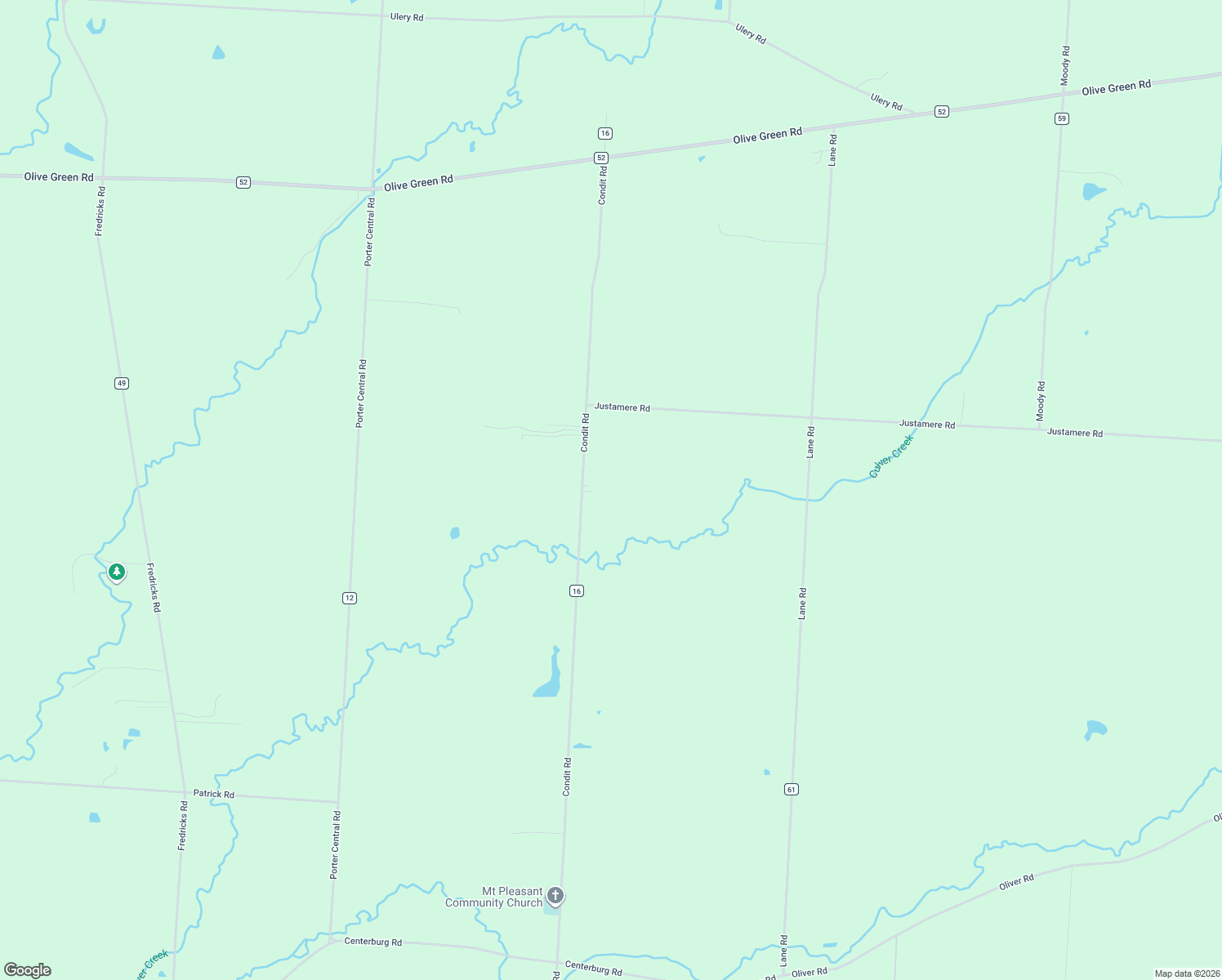 map of restaurants, bars, coffee shops, grocery stores, and more near 6776 Condit Rd in Centerburg