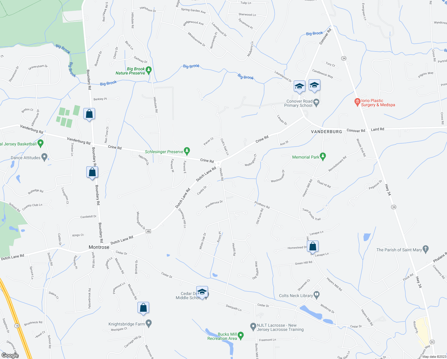 145 Heulitt Road, Monmouth County NJ - Walk Score