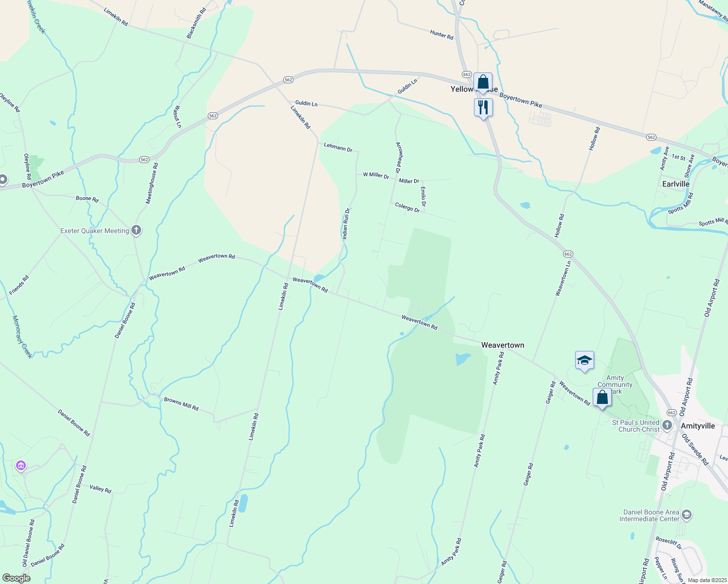 map of restaurants, bars, coffee shops, grocery stores, and more near 1471 Weavertown Rd in Douglassville