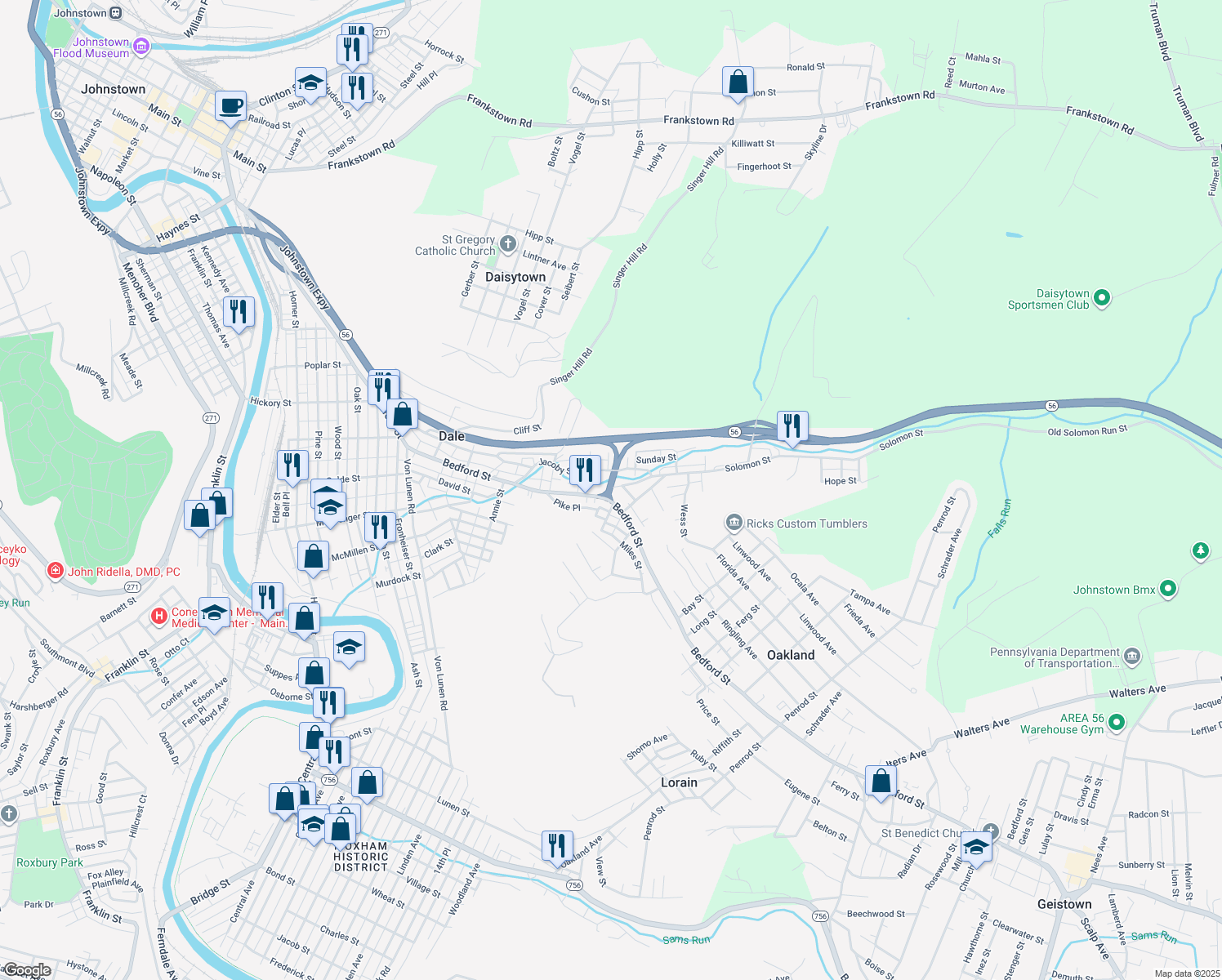 Solomon Street, Johnstown PA Walk Score