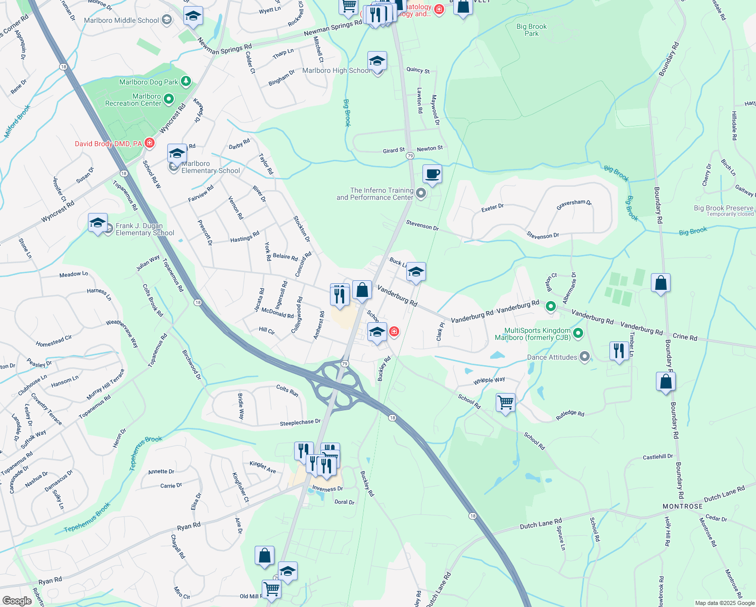 11 Hudson Street, Marlboro Township NJ Walk Score