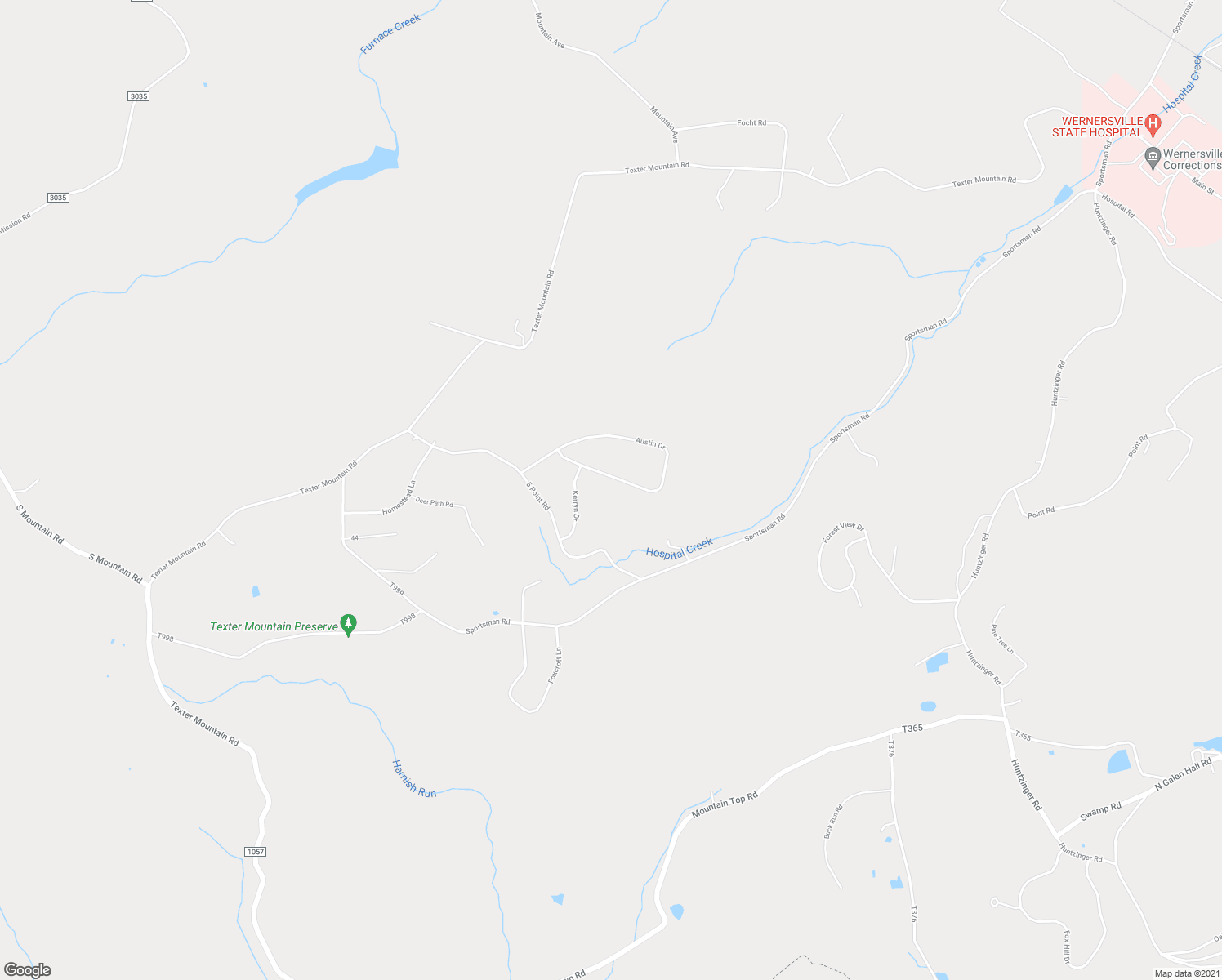 map of restaurants, bars, coffee shops, grocery stores, and more near 26 Austin Drive in Robesonia