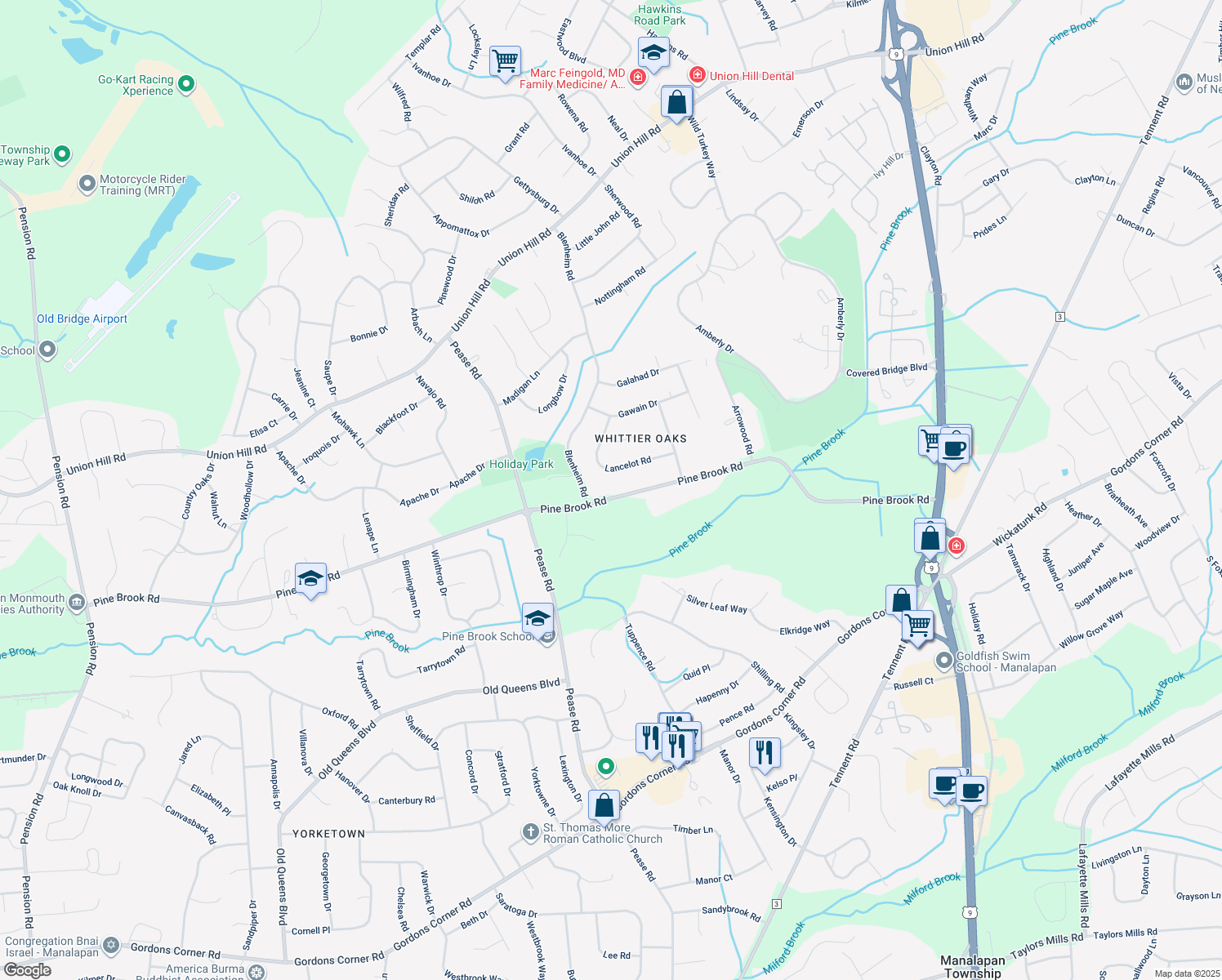 322 Pine Brook Road, Manalapan Township NJ Walk Score