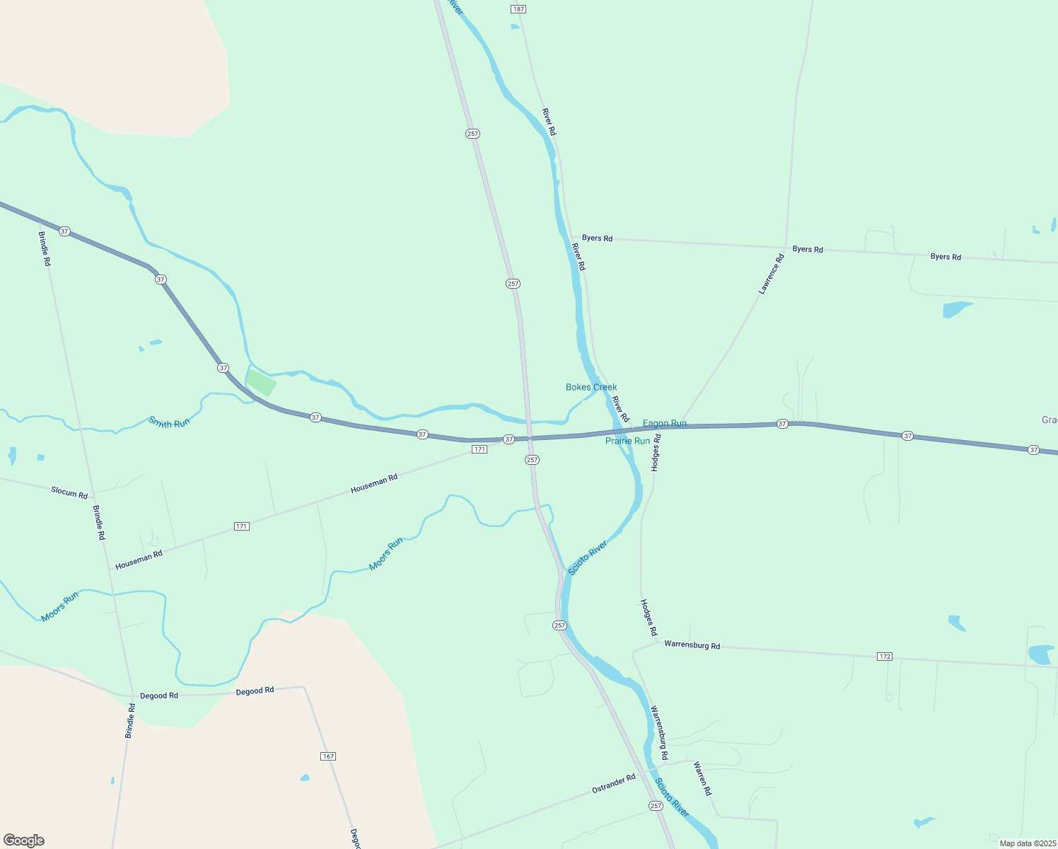 0 Ohio 257, Ostrander OH Walk Score