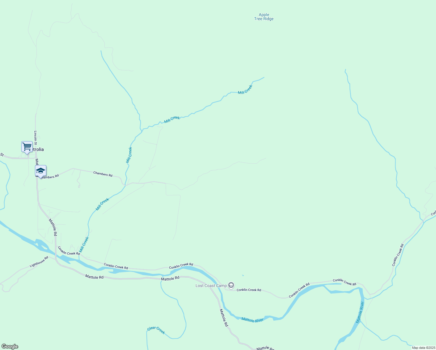 map of restaurants, bars, coffee shops, grocery stores, and more near 1414 Chambers Road in Petrolia