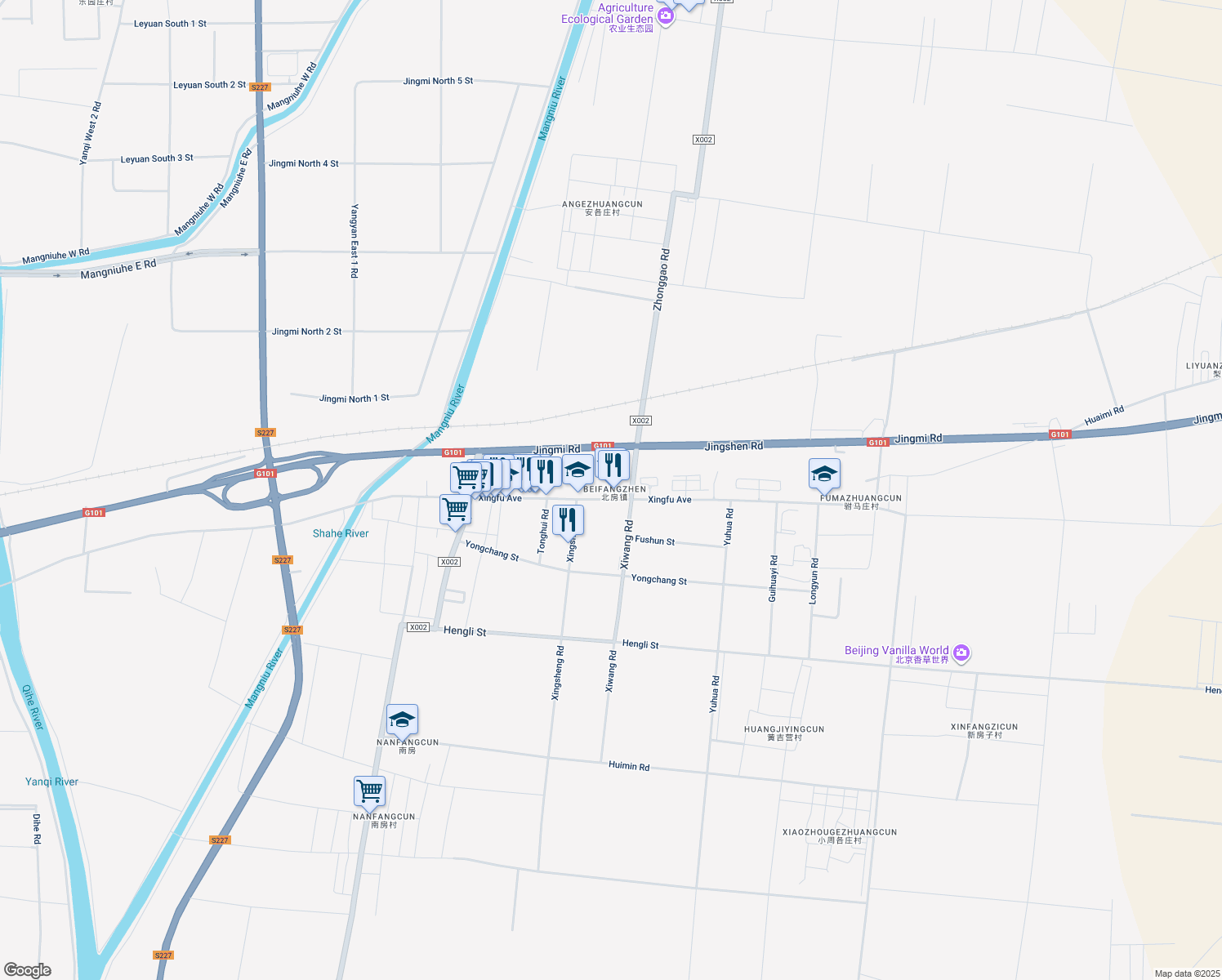 map of restaurants, bars, coffee shops, grocery stores, and more near in Beijing