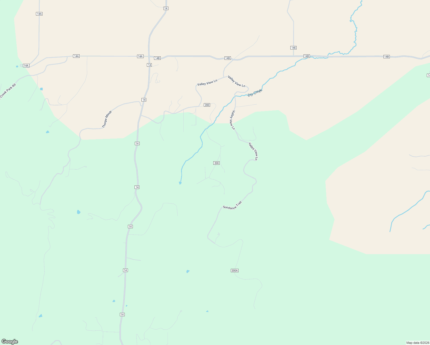 map of restaurants, bars, coffee shops, grocery stores, and more near 28050 County Road 200 in Oak Creek