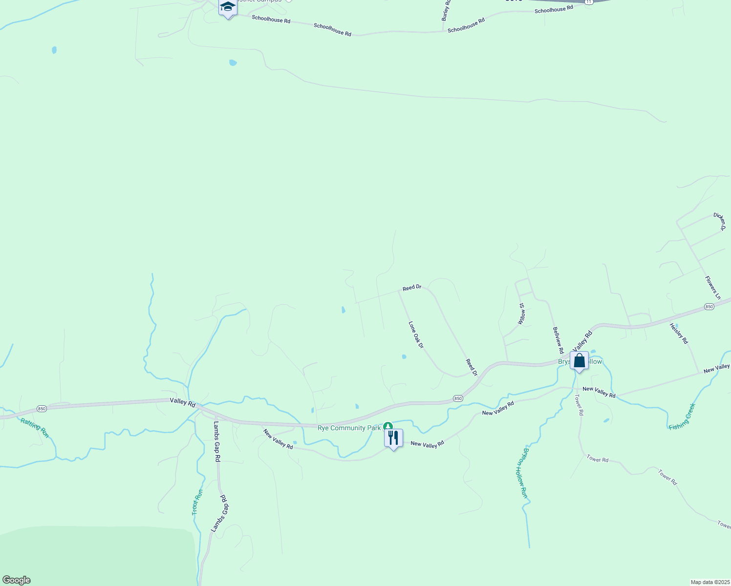 map of restaurants, bars, coffee shops, grocery stores, and more near 203 Reed Dr in Marysville