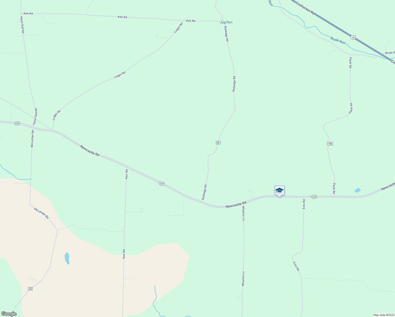 map of restaurants, bars, coffee shops, grocery stores, and more near 7837 Rutledge Road in Walhonding