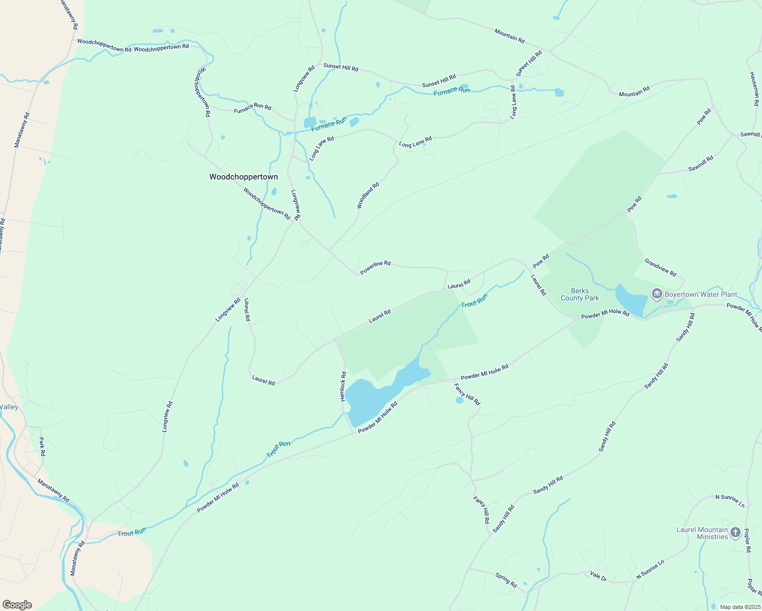 map of restaurants, bars, coffee shops, grocery stores, and more near 221 Laurel Road in Boyertown