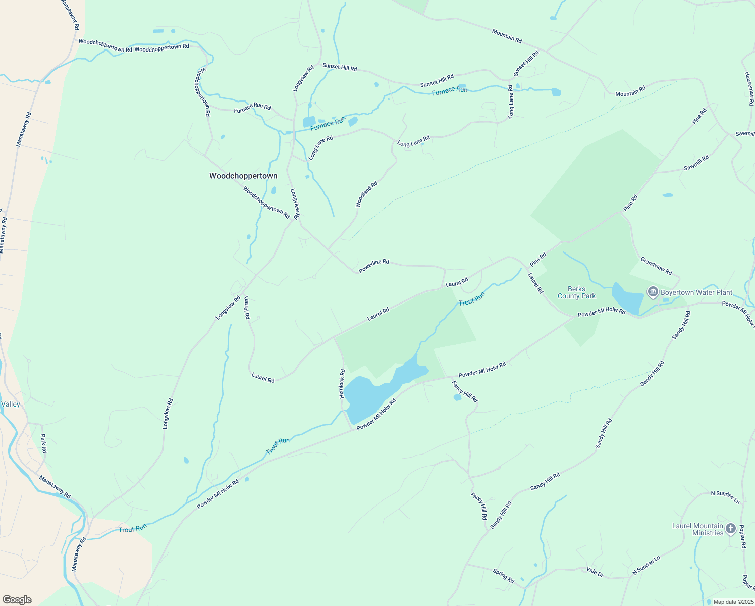 map of restaurants, bars, coffee shops, grocery stores, and more near 221 Laurel Road in Boyertown