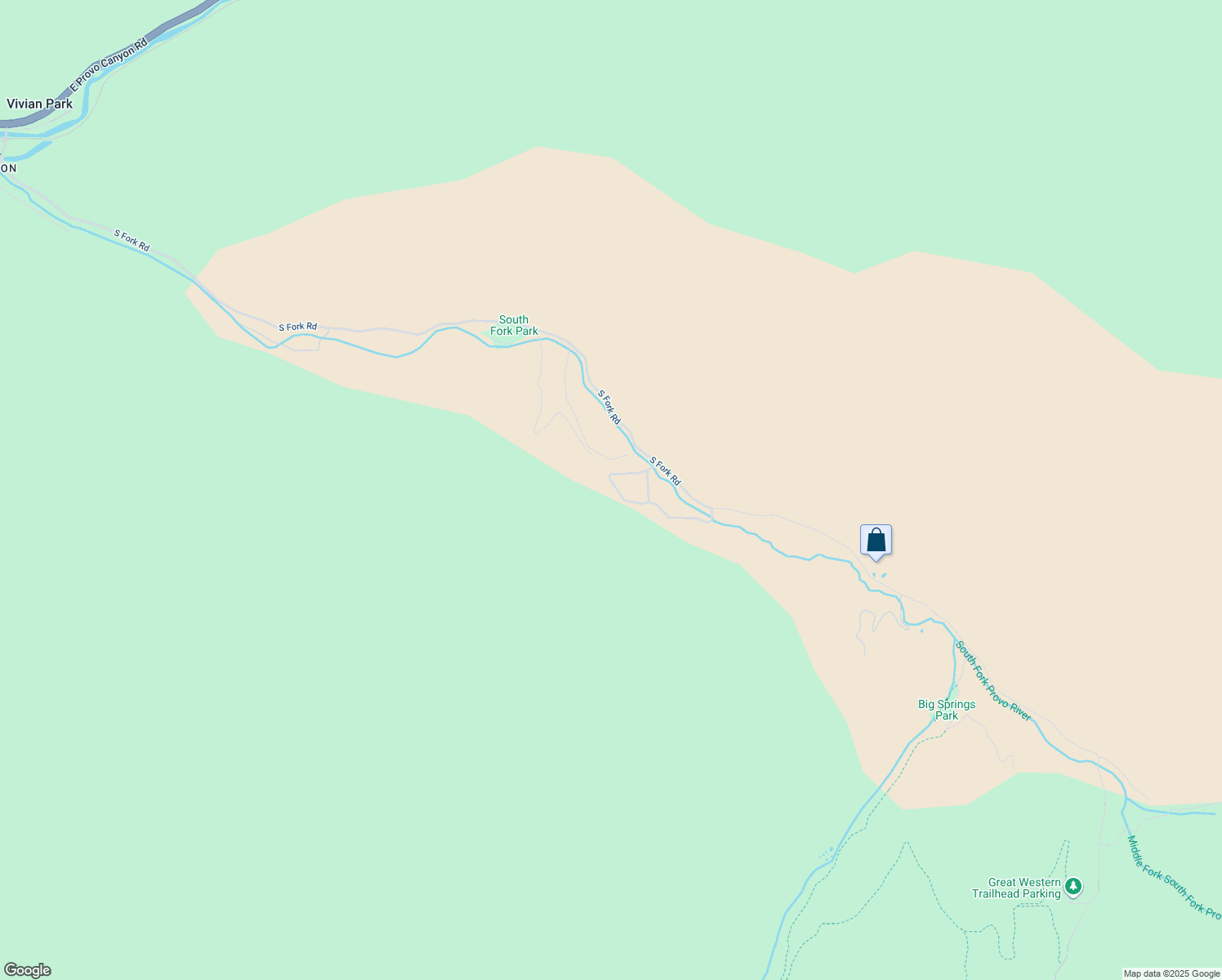 map of restaurants, bars, coffee shops, grocery stores, and more near 6071 North Shady Side Drive in Provo