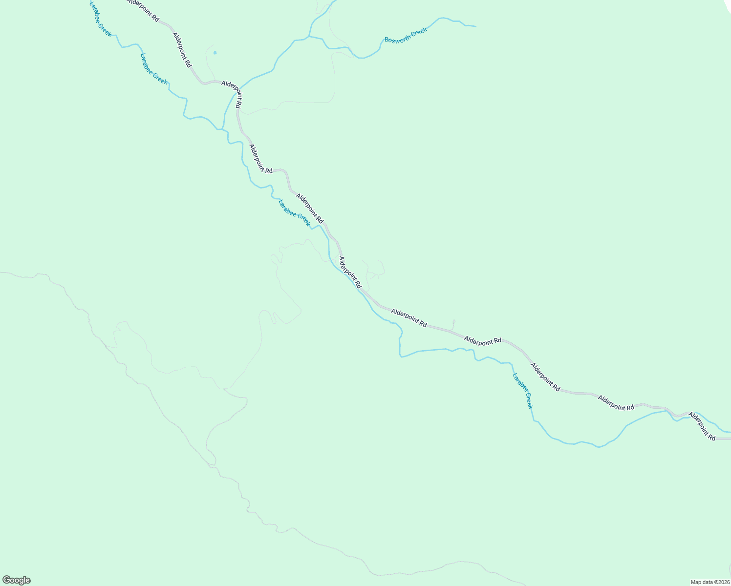 map of restaurants, bars, coffee shops, grocery stores, and more near 34801 Alderpoint Road in Blocksburg