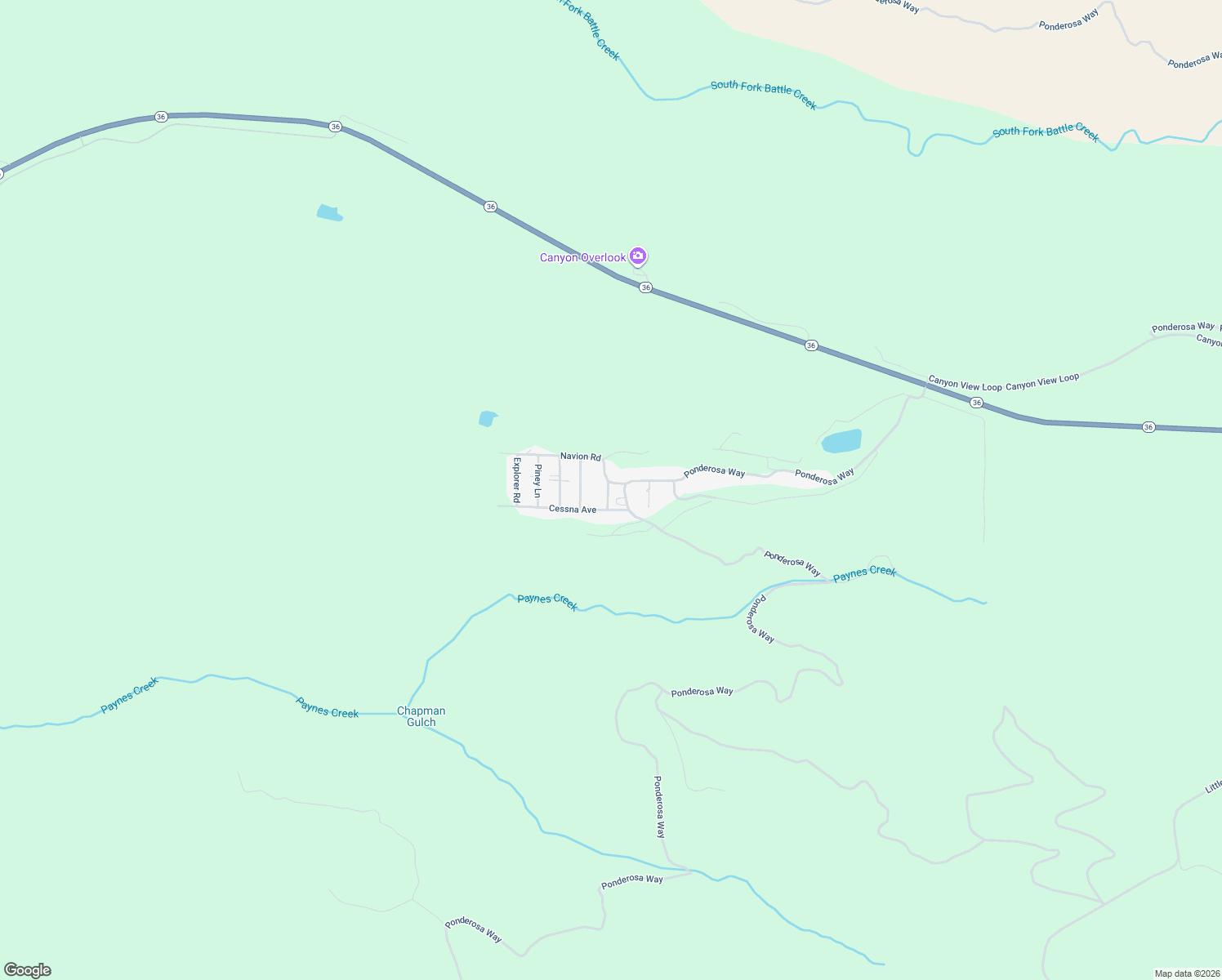map of restaurants, bars, coffee shops, grocery stores, and more near 33591 Navion Road in Paynes Creek