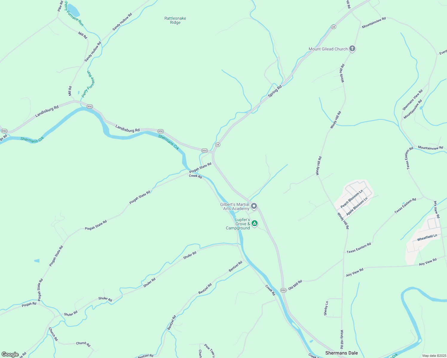 Windy Hill Road, Shermans Dale PA Walk Score