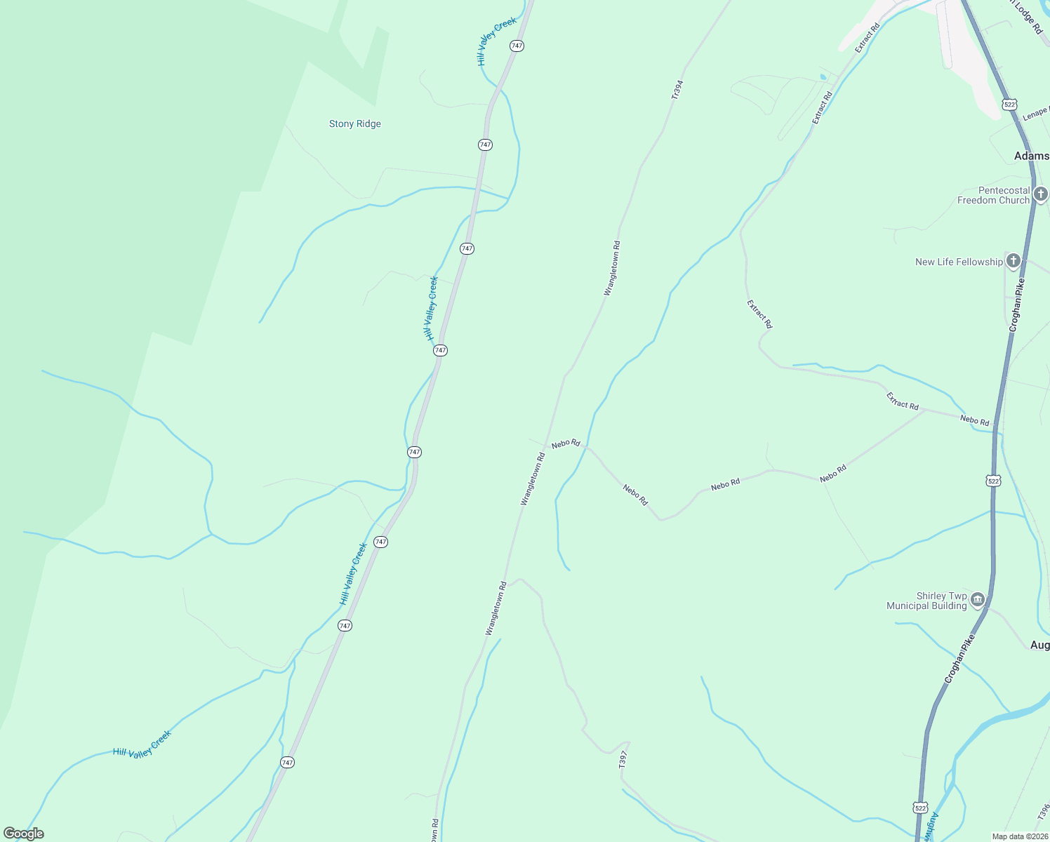 map of restaurants, bars, coffee shops, grocery stores, and more near 15226 Wrangletown Road in Mount Union