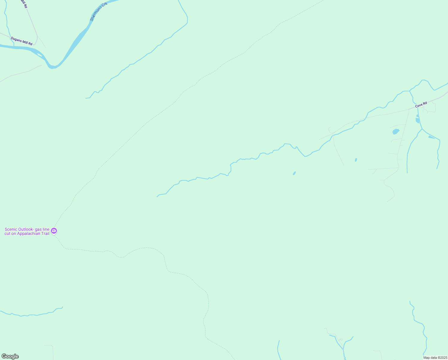 map of restaurants, bars, coffee shops, grocery stores, and more near 25 Cove Road in Duncannon