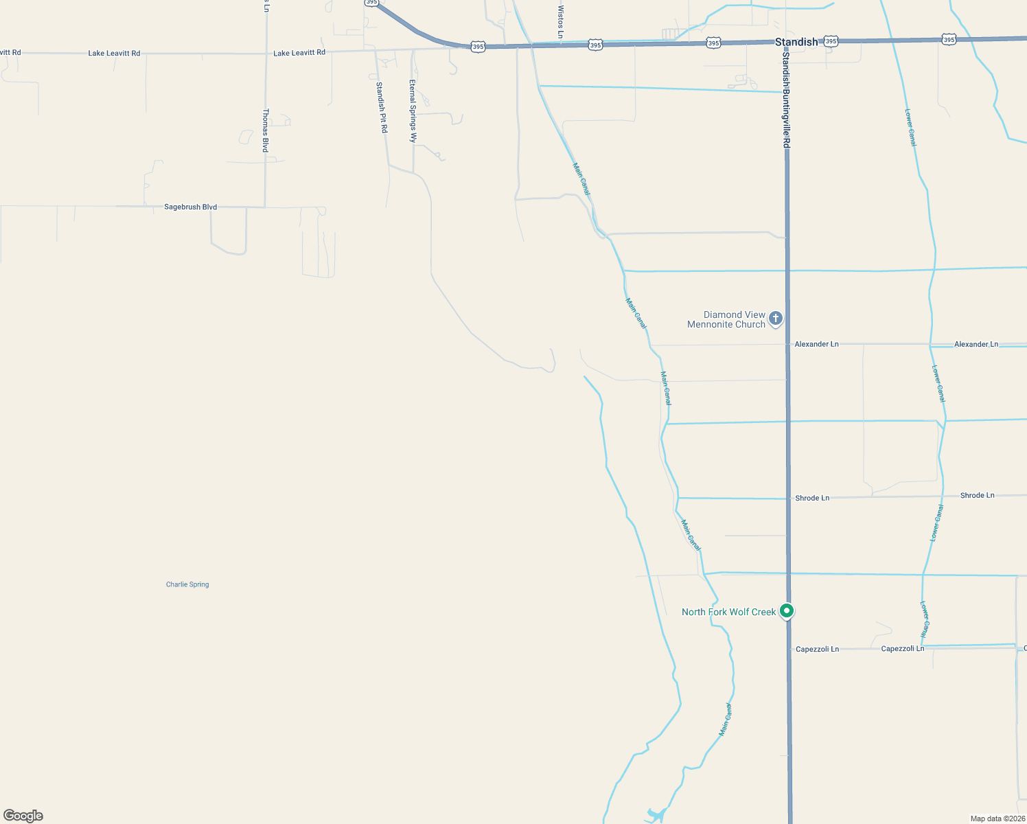 map of restaurants, bars, coffee shops, grocery stores, and more near 469-922 Eternal Springs Way in Susanville
