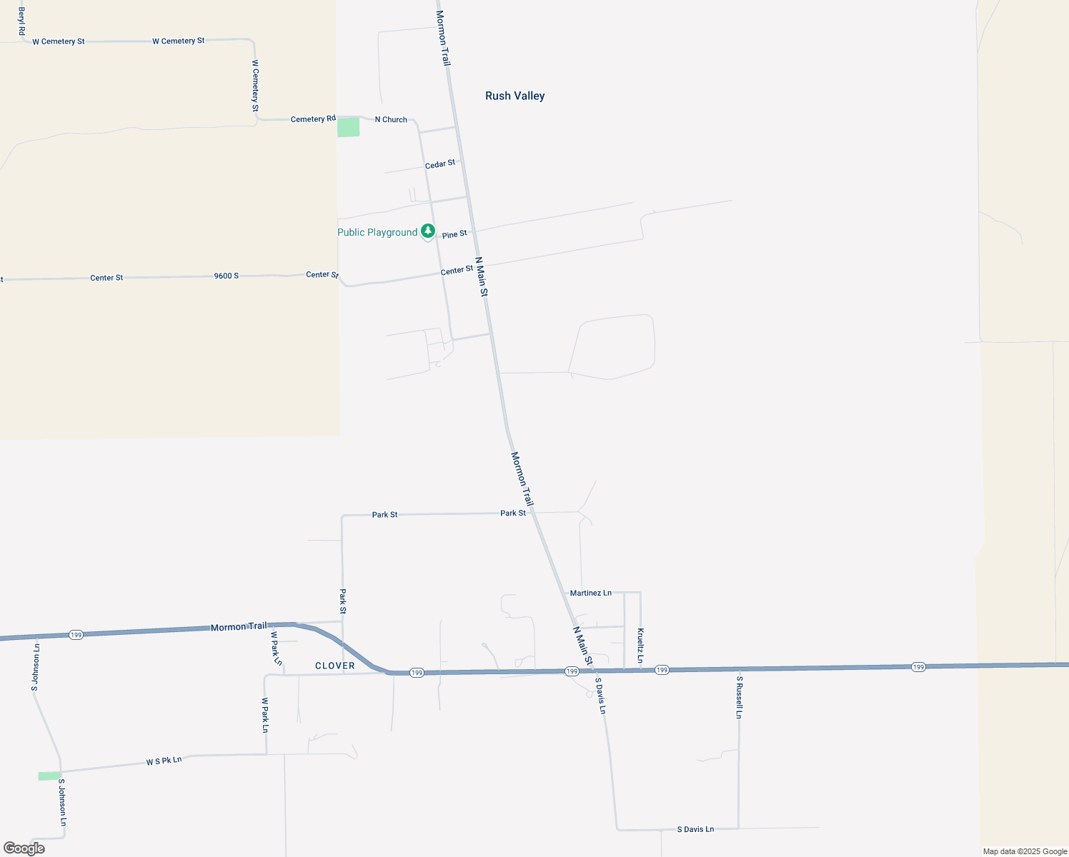 map of restaurants, bars, coffee shops, grocery stores, and more near 610 N Main St in Rush Valley