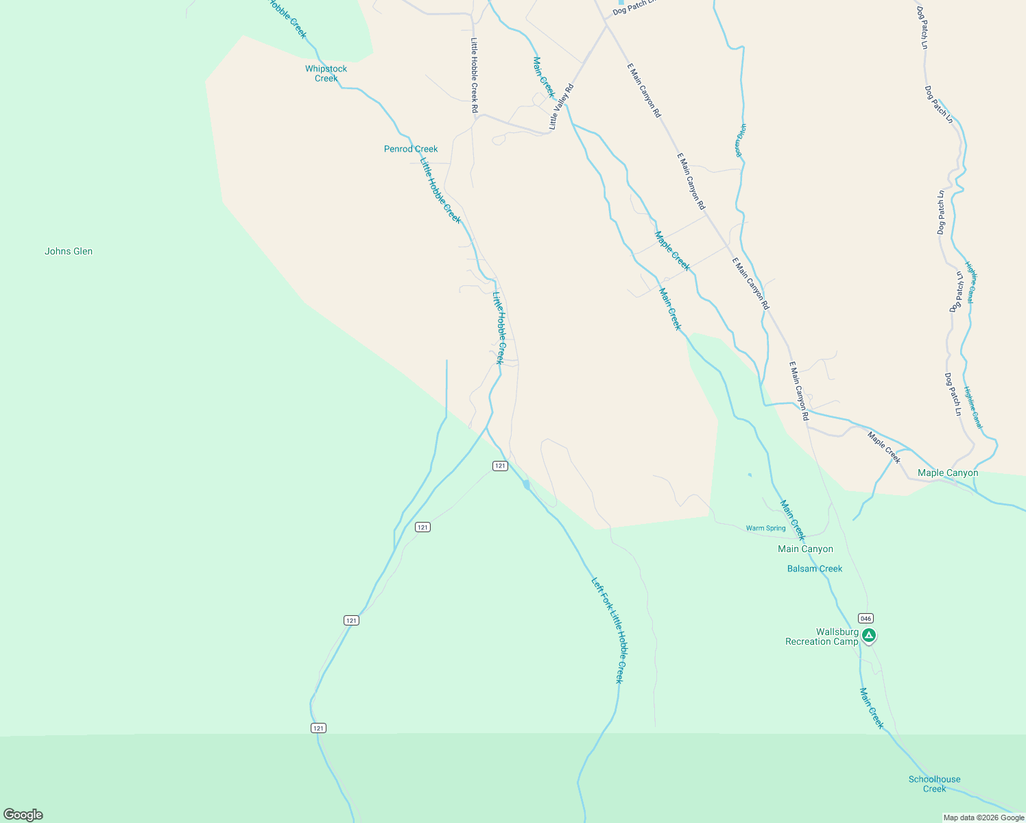 map of restaurants, bars, coffee shops, grocery stores, and more near 2241 Little Valley Road in Wallsburg