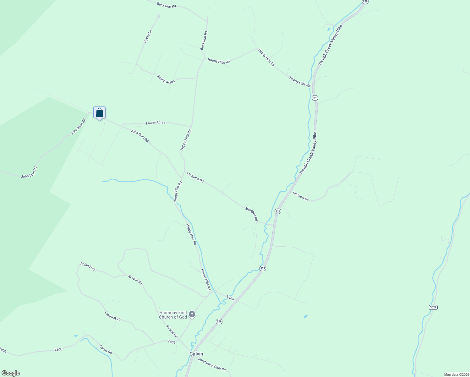 map of restaurants, bars, coffee shops, grocery stores, and more near 7241 Morgans Road in Huntingdon