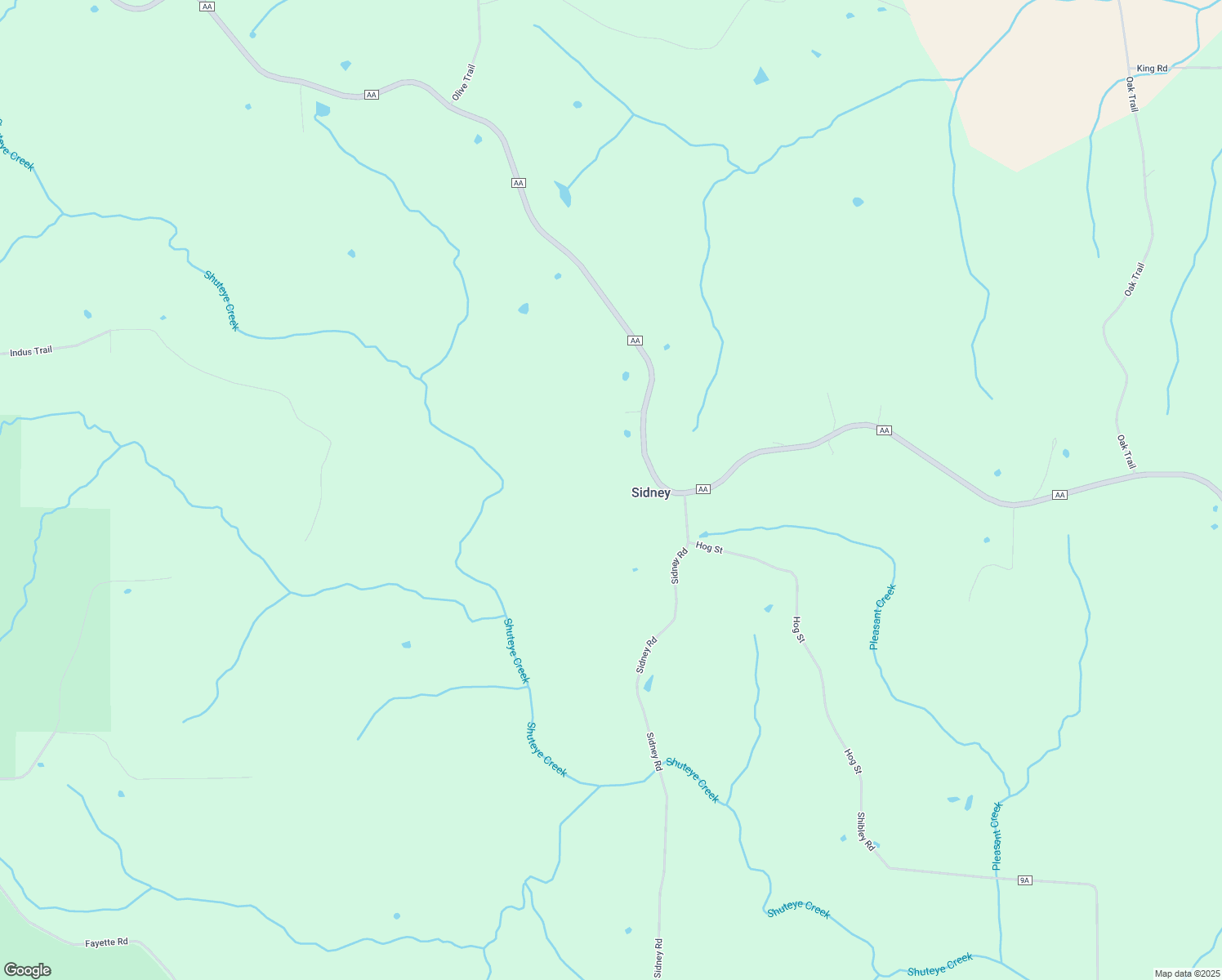map of restaurants, bars, coffee shops, grocery stores, and more near 38941 State Highway AA in Greencastle