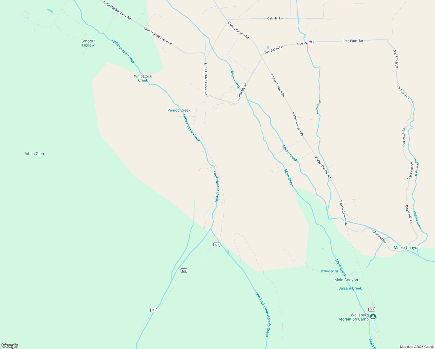 map of restaurants, bars, coffee shops, grocery stores, and more near 2590 South Little Valley Road in Wallsburg
