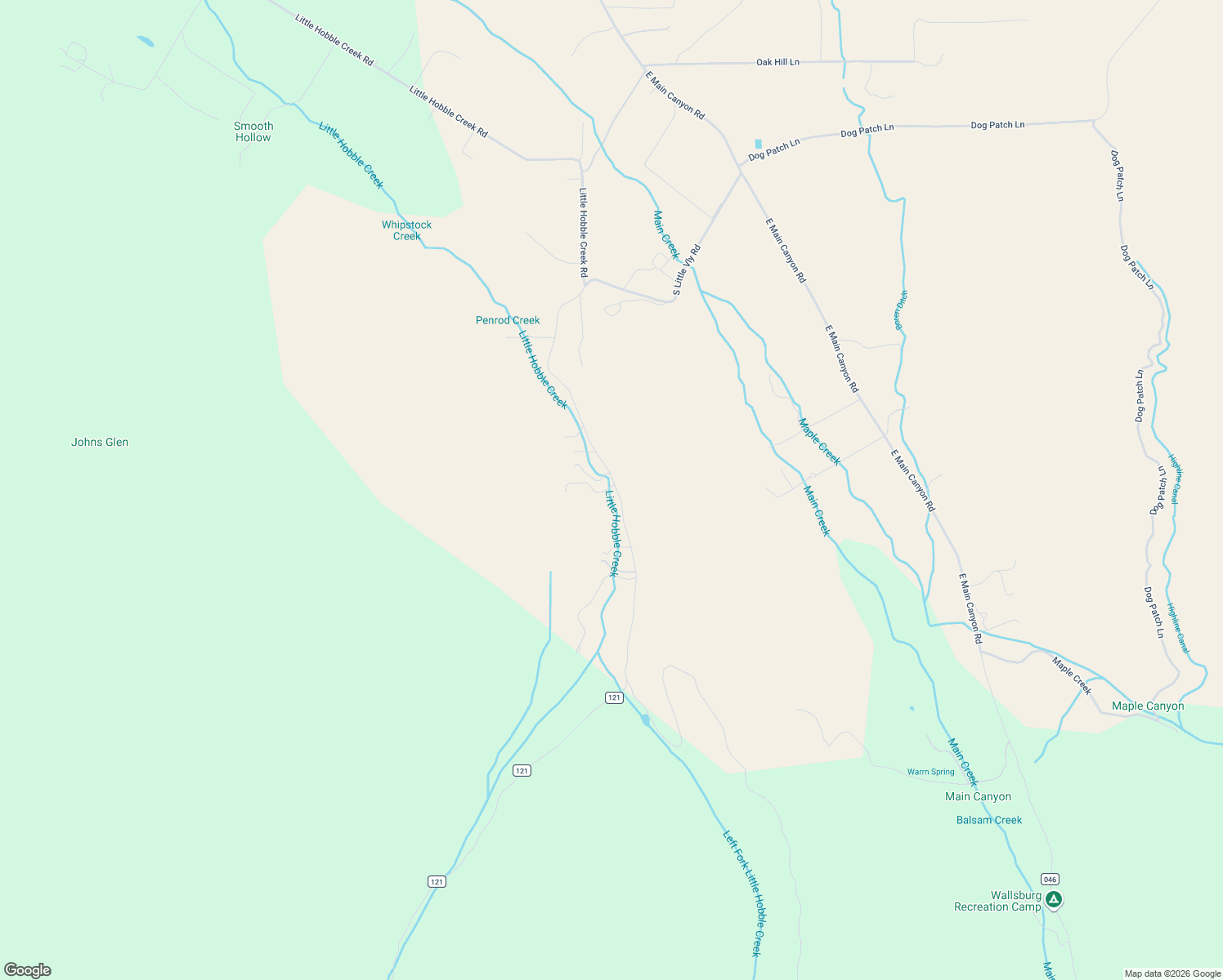 map of restaurants, bars, coffee shops, grocery stores, and more near 2590 Little Valley Road in Wallsburg