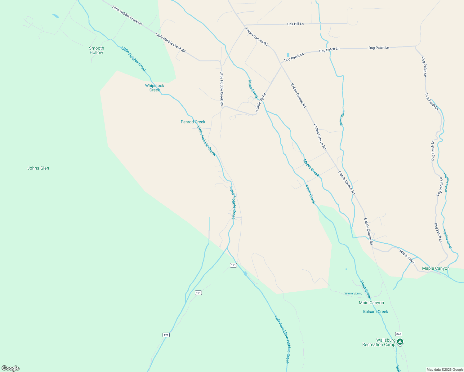 map of restaurants, bars, coffee shops, grocery stores, and more near 2120 Little Valley Road in Wallsburg