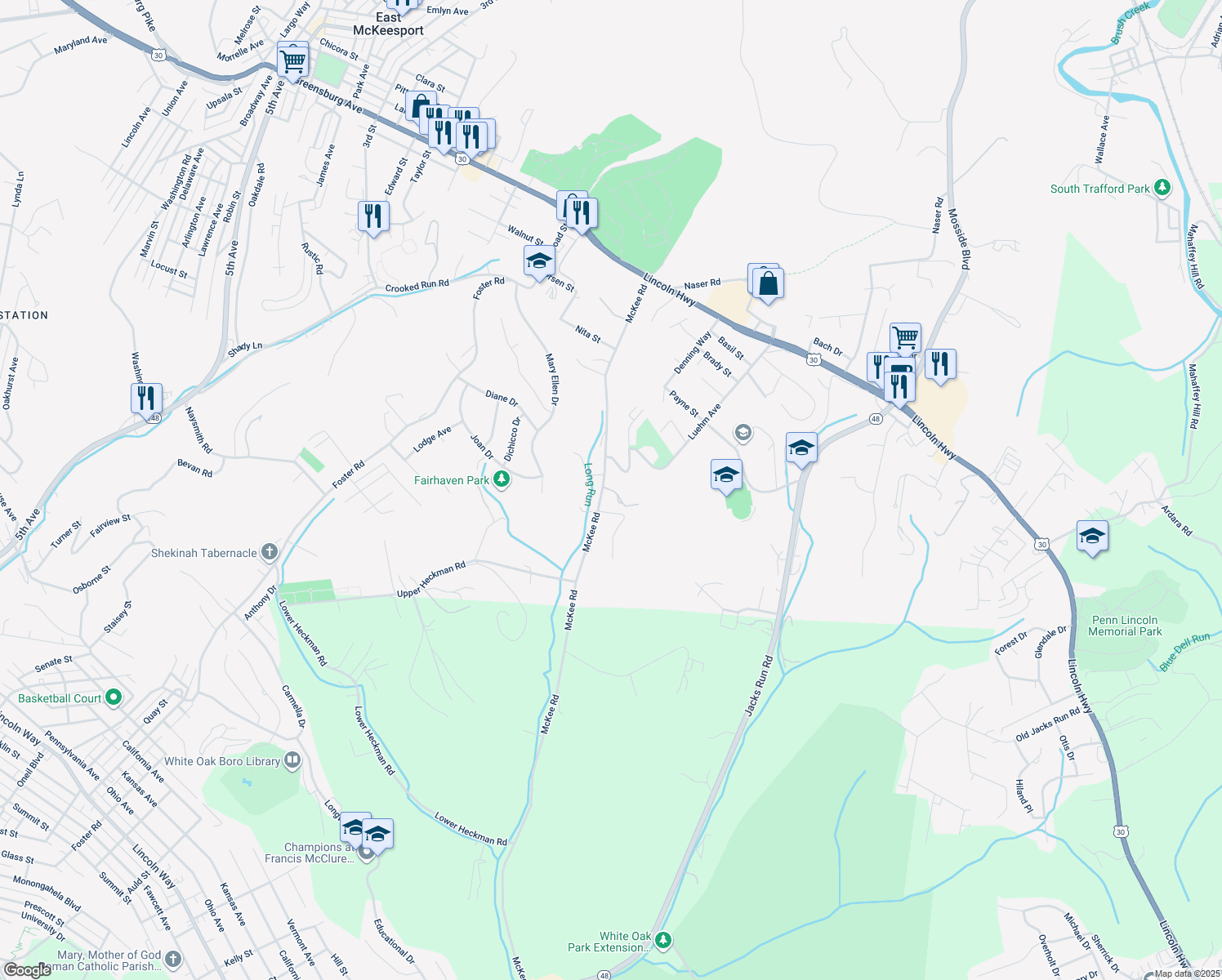 McKee Road, North Versailles PA Walk Score