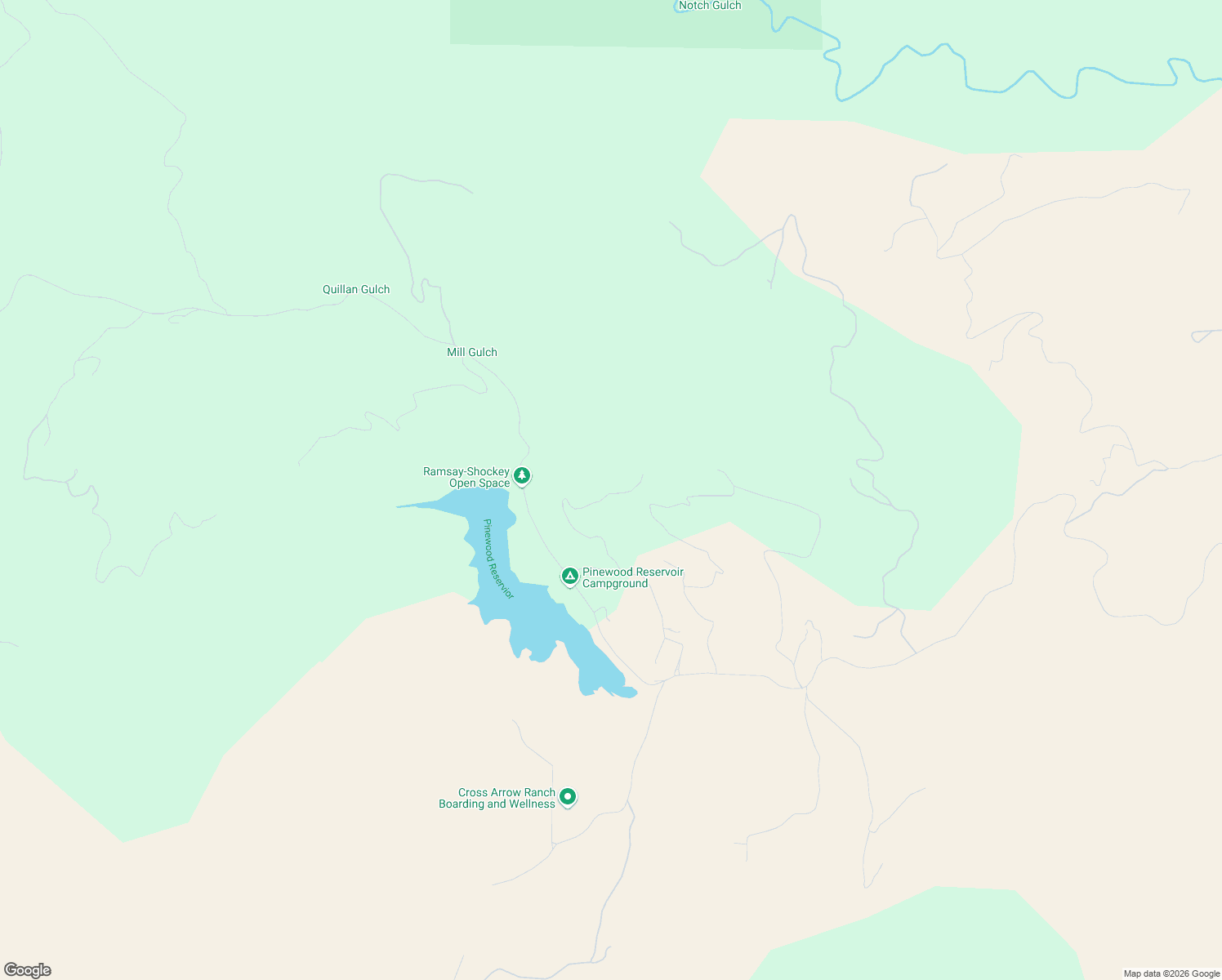 map of restaurants, bars, coffee shops, grocery stores, and more near 451 Newell Drive in Loveland
