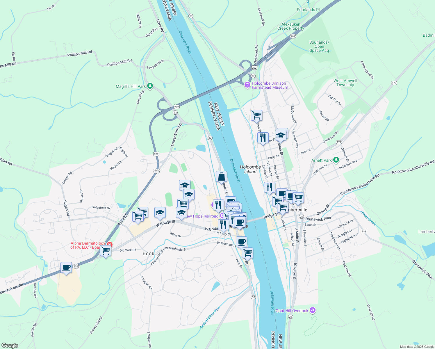 145 North Main Street, New Hope PA Walk Score