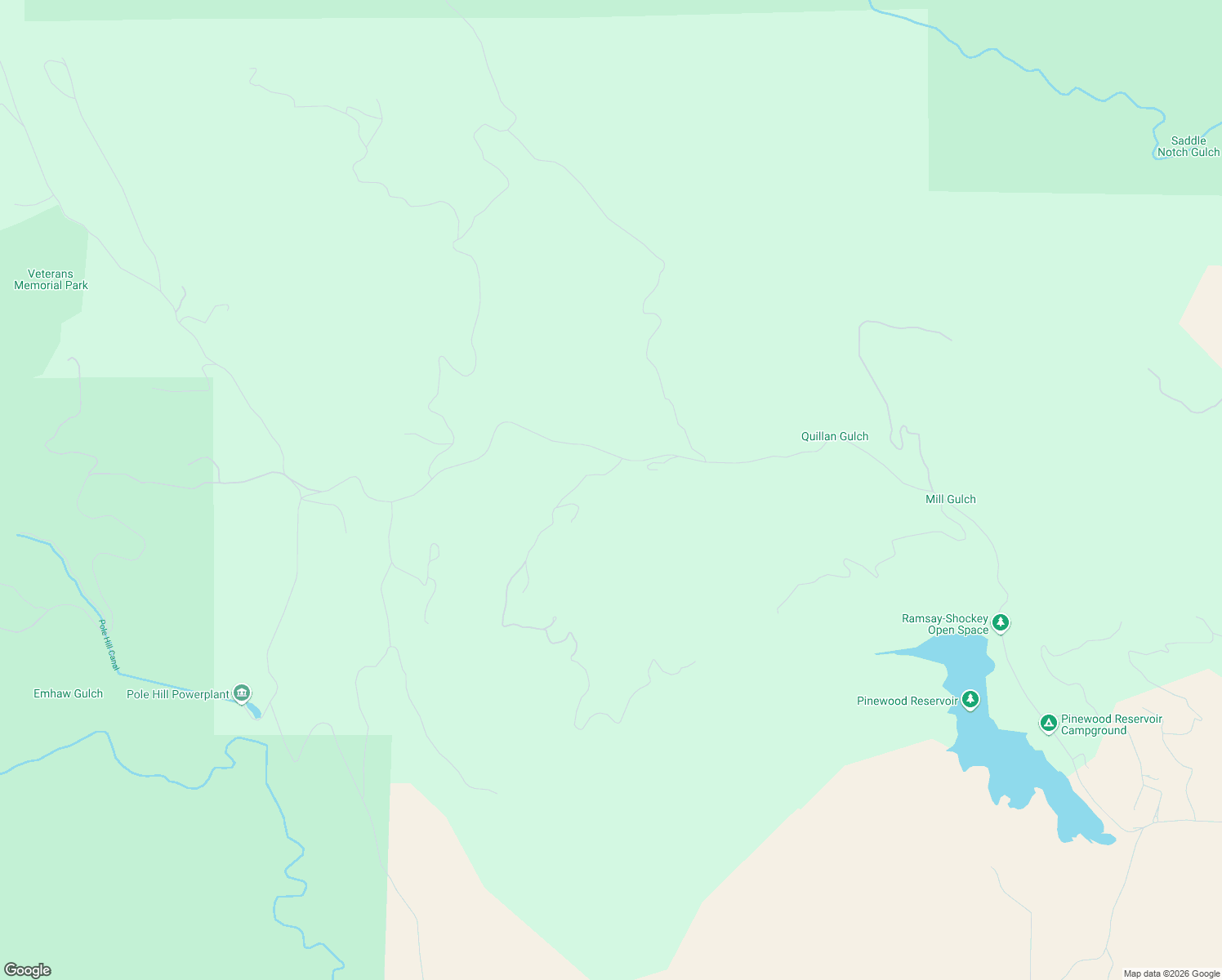 map of restaurants, bars, coffee shops, grocery stores, and more near 96 Lone Wolf Road in Loveland