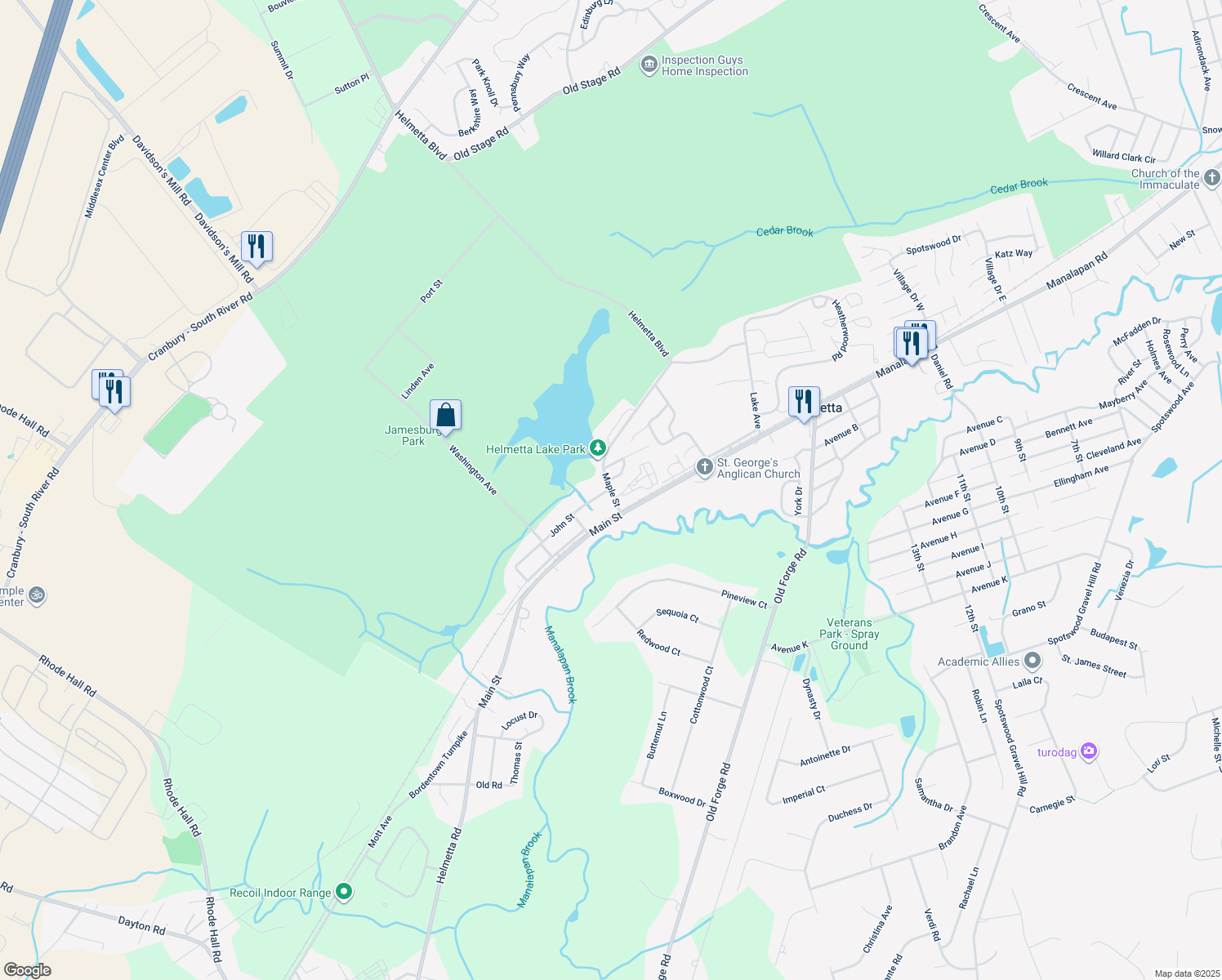 7 Maple Street, Helmetta NJ Walk Score