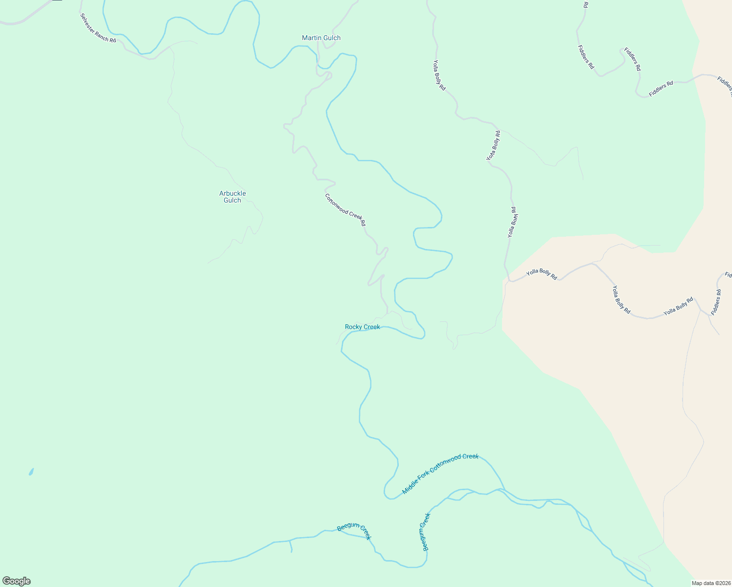 map of restaurants, bars, coffee shops, grocery stores, and more near 268 Cottonwood Creek Road in Platina