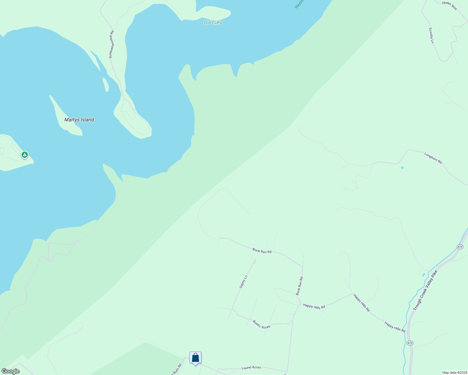 map of restaurants, bars, coffee shops, grocery stores, and more near 7098 Buck Run Road in Huntingdon