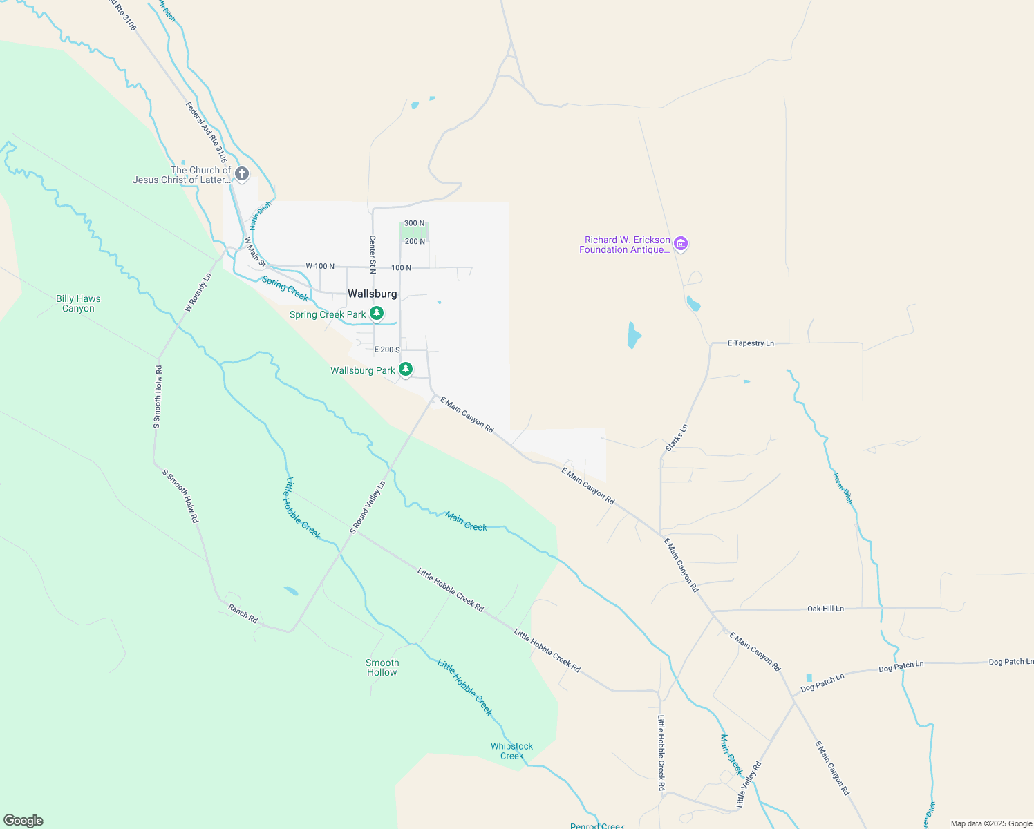 map of restaurants, bars, coffee shops, grocery stores, and more near in Wallsburg