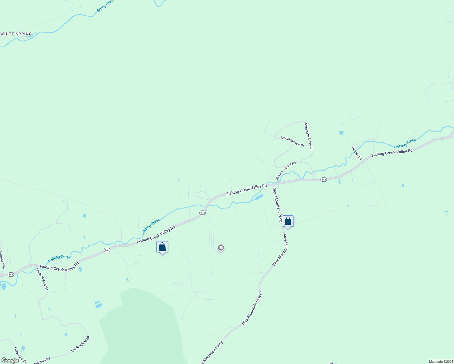 map of restaurants, bars, coffee shops, grocery stores, and more near 3244 Fishing Creek Valley Road in Harrisburg