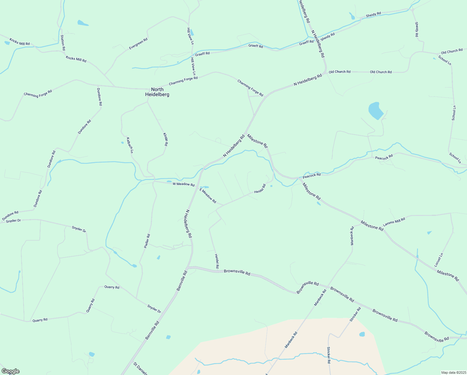 map of restaurants, bars, coffee shops, grocery stores, and more near 19 North Road in Robesonia