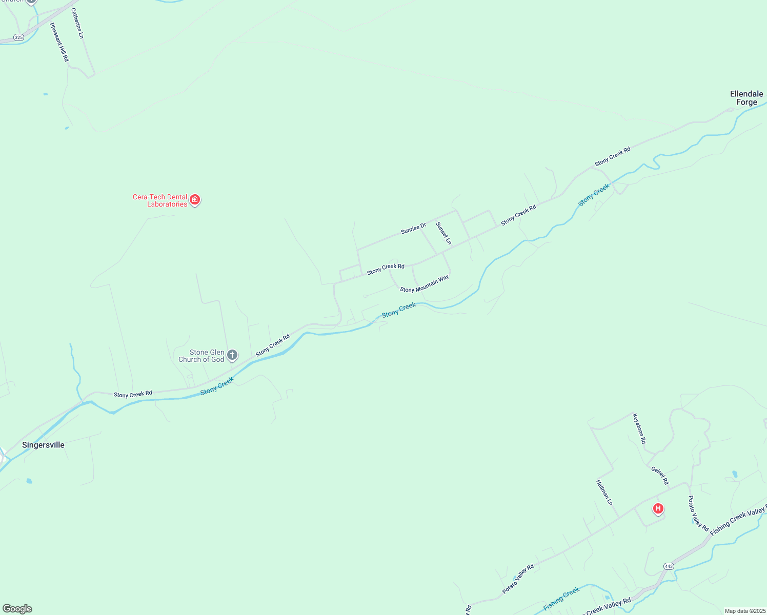 map of restaurants, bars, coffee shops, grocery stores, and more near Hunt Glen Drive in Dauphin County